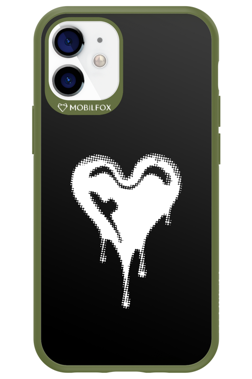 Heart Black - Apple iPhone 12 Mini