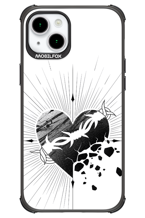 Fekete Szív 2.0 - Apple iPhone 15 Plus
