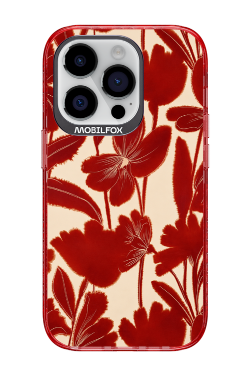 Burgundy Flowers 2.0 - Apple iPhone 14 Pro