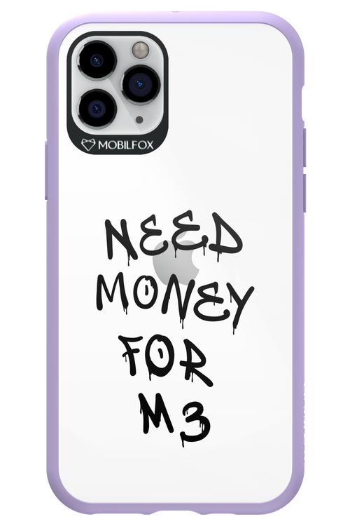 Need M3 Transparent Black - Apple iPhone 11 Pro