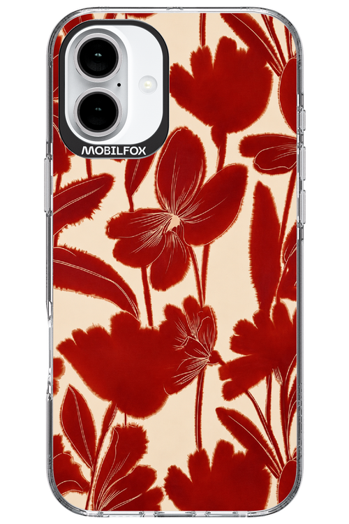Burgundy Flowers 2.0 - Apple iPhone 16 Plus