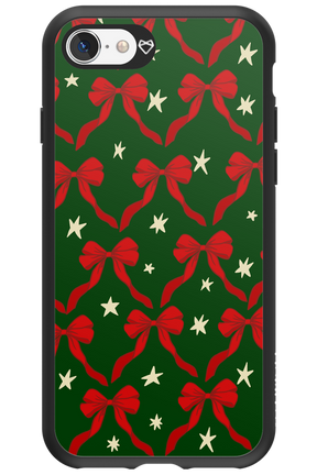 Bow & Stars (Green) - Apple iPhone SE 2022