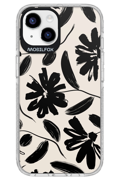 Monochrome Flowerss 2.0 - Apple iPhone 14