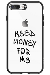 Need M3 Transparent Black - Apple iPhone 8 Plus