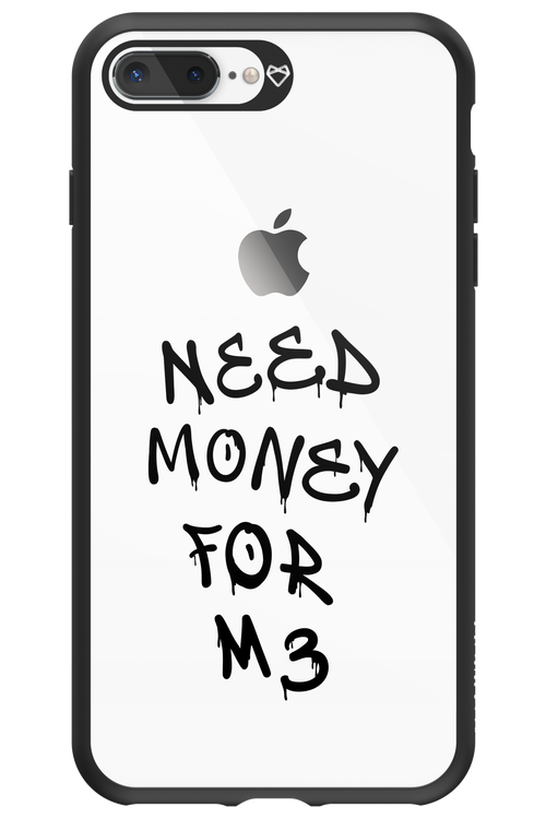 Need M3 Transparent Black - Apple iPhone 8 Plus