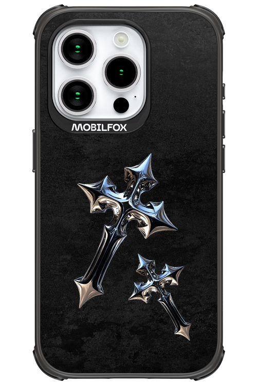 Chrome Crosses 2.0 - Apple iPhone 15 Pro