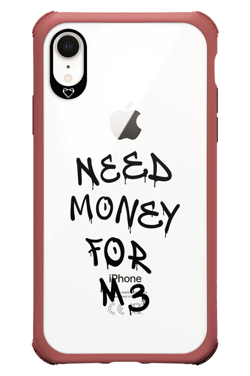 Need M3 Transparent Black - Apple iPhone XR
