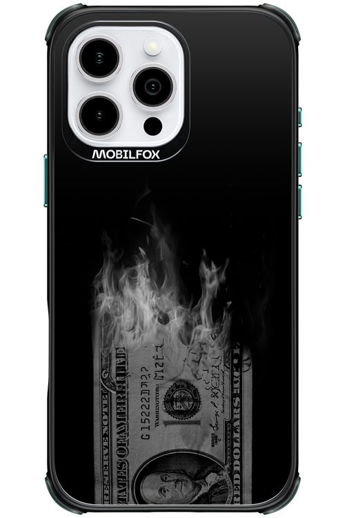 Money Burn B&W 2.0 - Apple iPhone 16 Pro Max