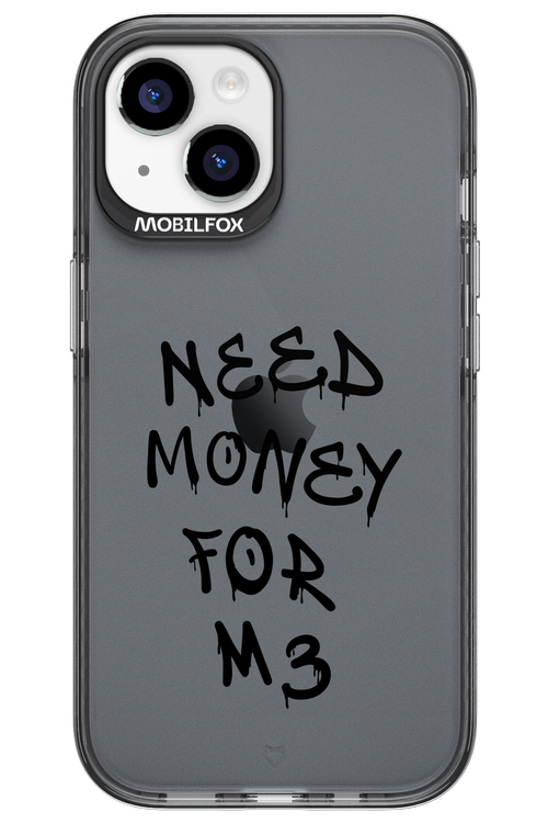 Need M3 Transparent Black - Apple iPhone 15