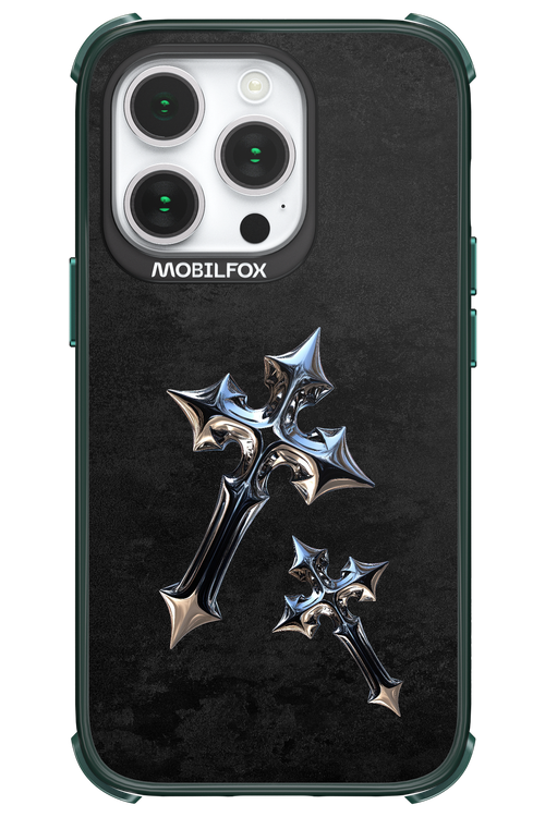 Chrome Crosses 2.0 - Apple iPhone 14 Pro
