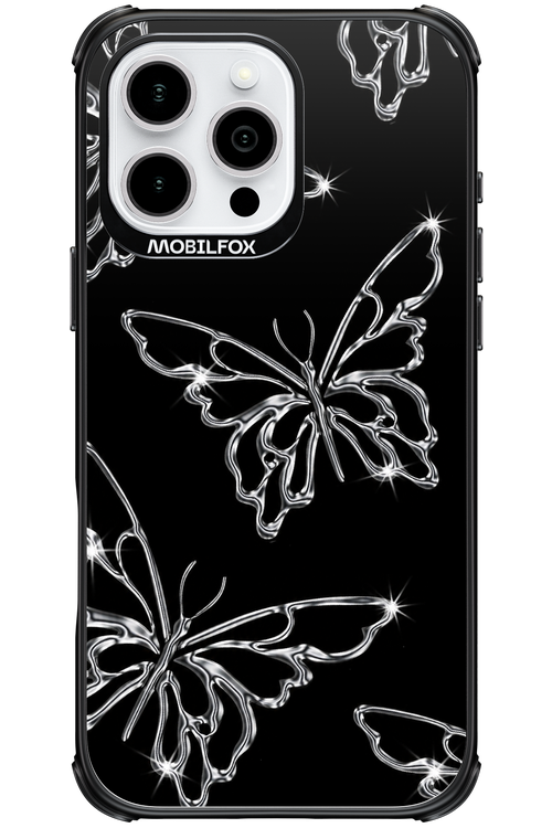 Silver Butterfly 2.0 - Apple iPhone 16 Pro Max