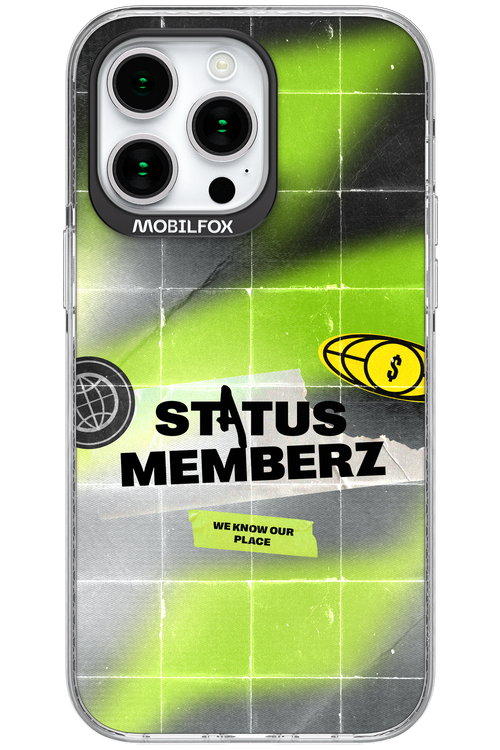 Status Memberz - Apple iPhone 15 Pro Max