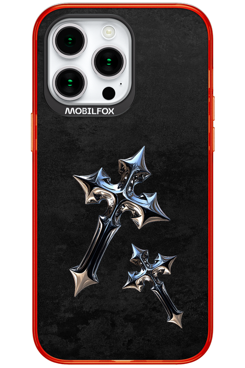 Chrome Crosses 2.0 - Apple iPhone 15 Pro Max