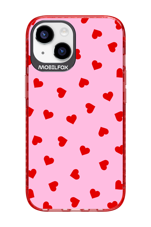 Sprinkle Heart Pink - Apple iPhone 14