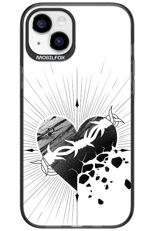 Fekete Szív 2.0 - Apple iPhone 15 Plus