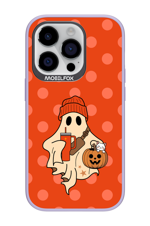 Ghost Girl (Orange) - Apple iPhone 14 Pro