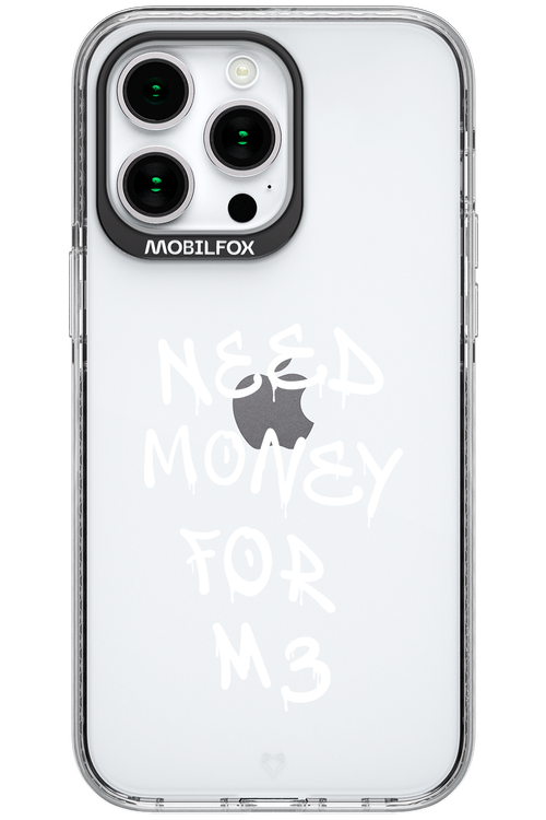Need M3 Transparent White - Apple iPhone 15 Pro Max