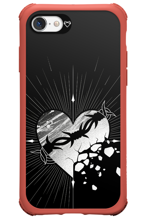 Fehér Szív - Apple iPhone 7