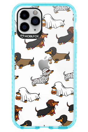 Scary Dachshund (Transparent) - Apple iPhone 11 Pro