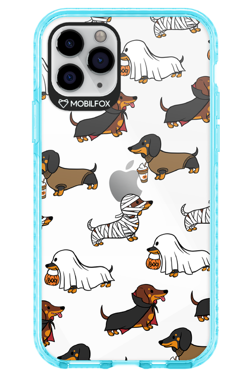 Scary Dachshund (Transparent) - Apple iPhone 11 Pro