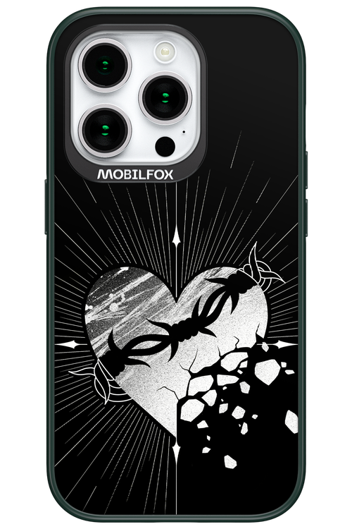 Fehér Szív - Apple iPhone 15 Pro