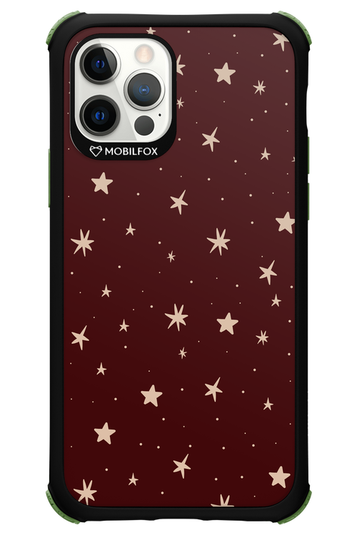 Burgundy Stars - Apple iPhone 12 Pro