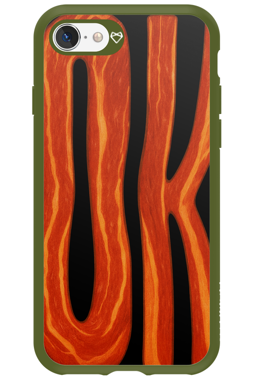 OK (Black-Red) - Apple iPhone SE 2022