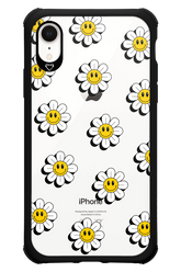 Smiley Flowers Transparent - Apple iPhone XR