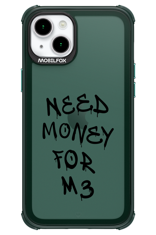 Need M3 Transparent Black - Apple iPhone 15 Plus