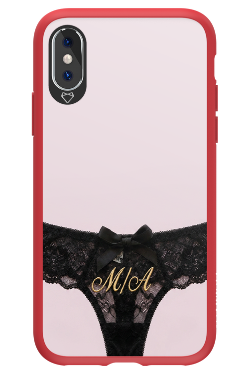 Black Panties 2.0 - Apple iPhone X