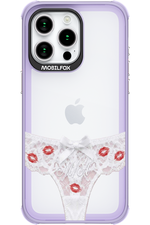 White Panties Transparent 2.0 - Apple iPhone 15 Pro Max