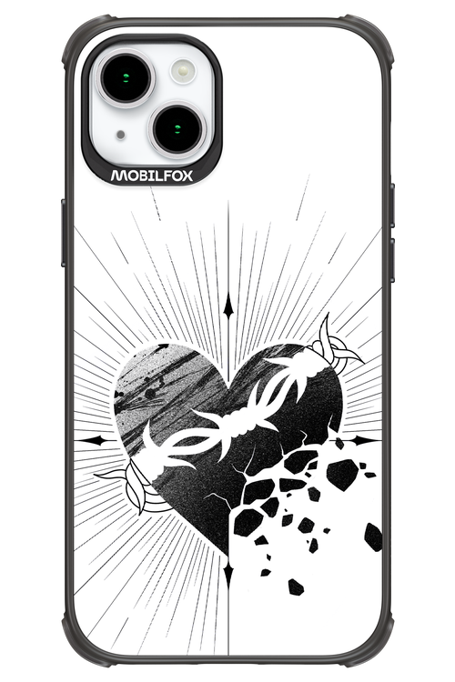 Fekete Szív 2.0 - Apple iPhone 15 Plus