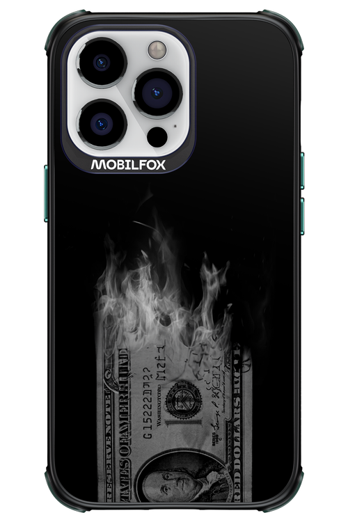 Money Burn B&W 2.0 - Apple iPhone 13 Pro