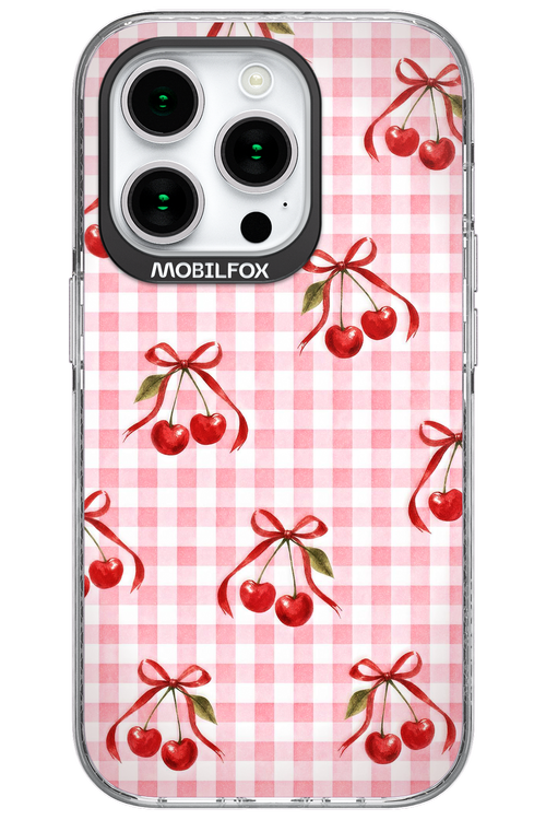 Pink Cherry Checked 2.0 - Apple iPhone 15 Pro