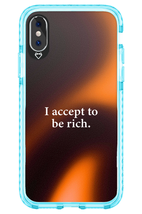I accept to be rich - Apple iPhone X