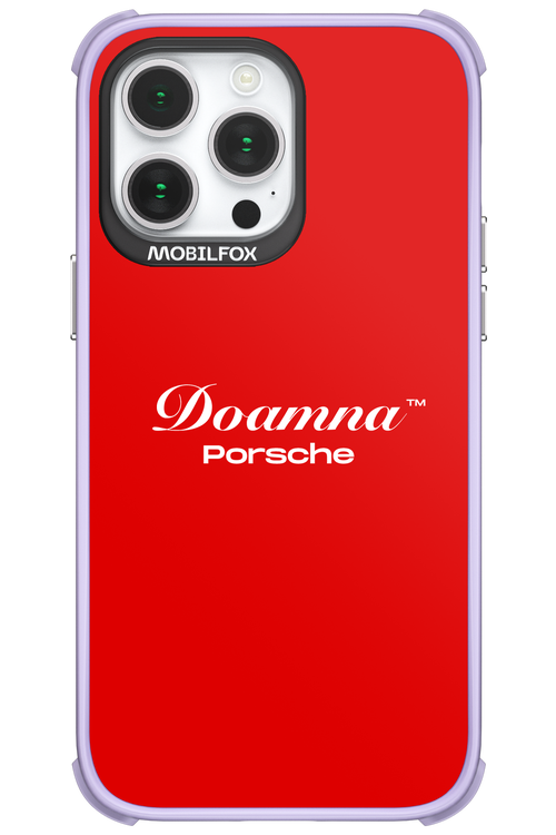 Doamna Porsche (red) - Apple iPhone 14 Pro Max