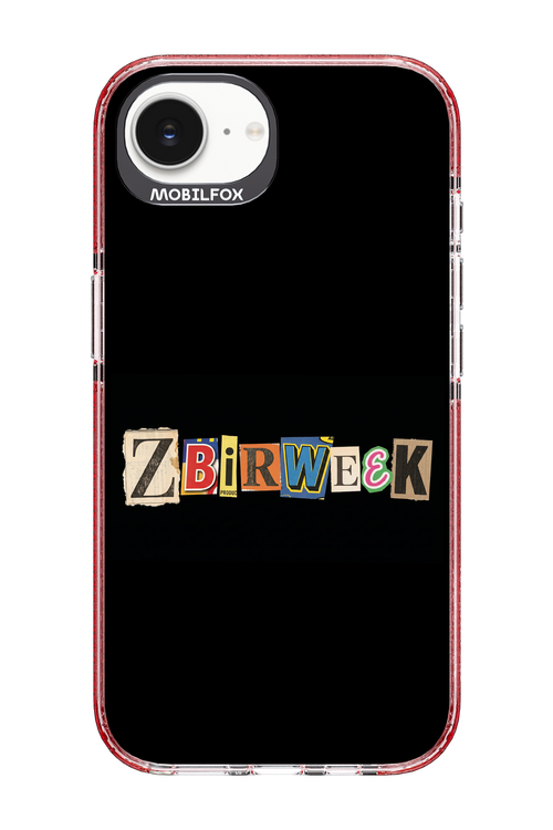 Zbirweek (black) 2.0 - Apple iPhone 16e