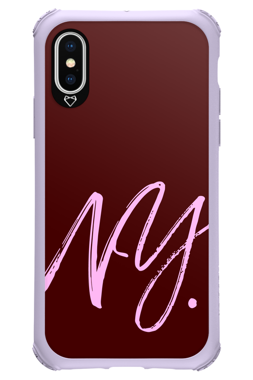 (Dark Blush) NY 2.0 - Apple iPhone X