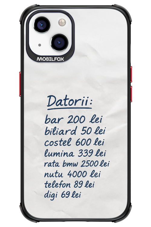 The List - Apple iPhone 13