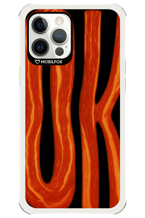 OK (Black-Red) - Apple iPhone 12 Pro Max