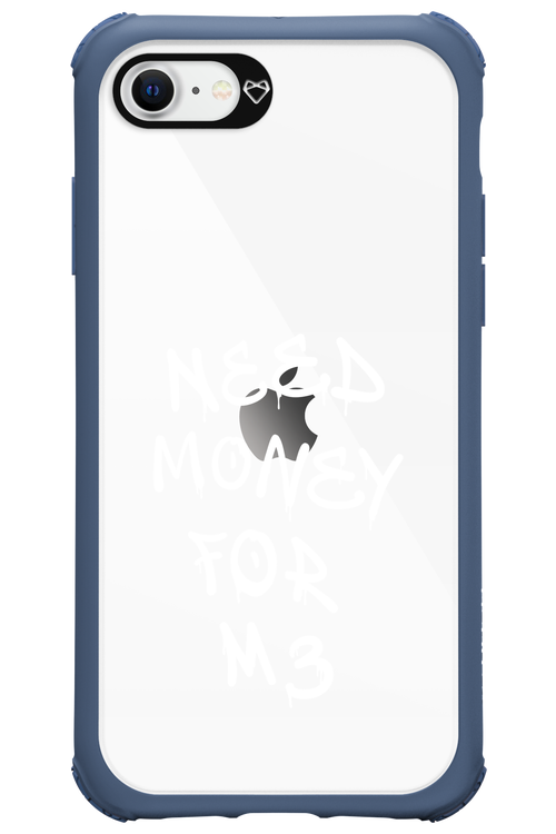 Need M3 Transparent White - Apple iPhone SE 2022