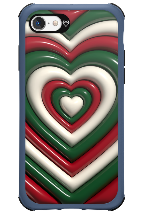 XMAS Hearts - Apple iPhone 7