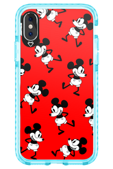 Iconic Mouse (red pattern) - Apple iPhone X