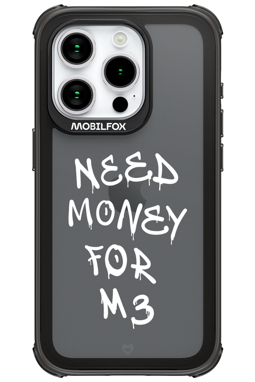 Need M3 Transparent White - Apple iPhone 15 Pro