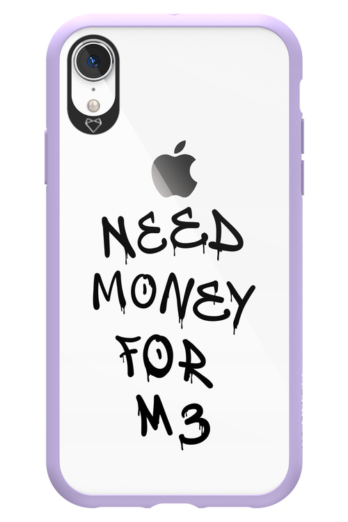 Need M3 Transparent Black - Apple iPhone XR