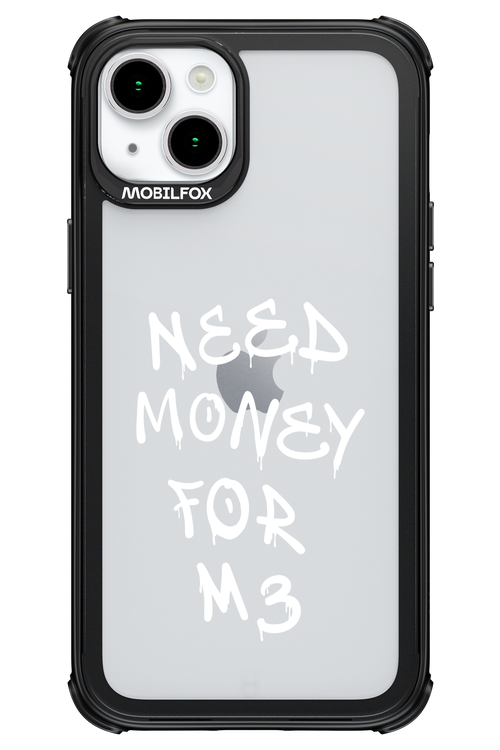 Need M3 Transparent White - Apple iPhone 15 Plus