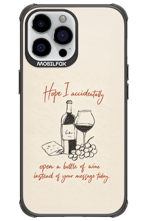 Bottle of wine 2.0 - Apple iPhone 13 Pro Max