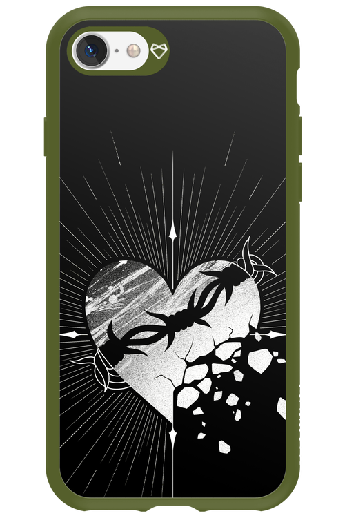 Fehér Szív - Apple iPhone 7
