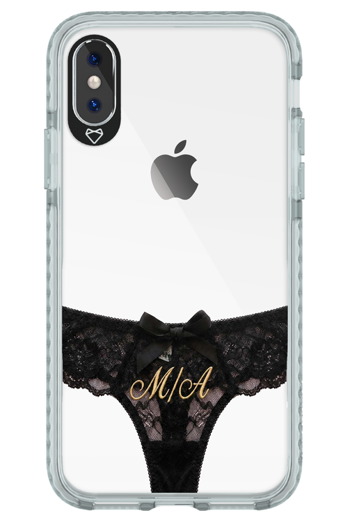 Black Panties Transparent 2.0 - Apple iPhone X