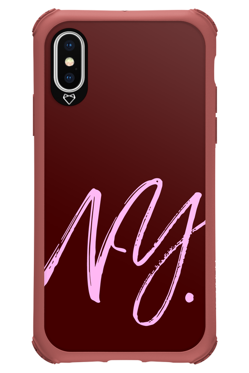 (Dark Blush) NY 2.0 - Apple iPhone X